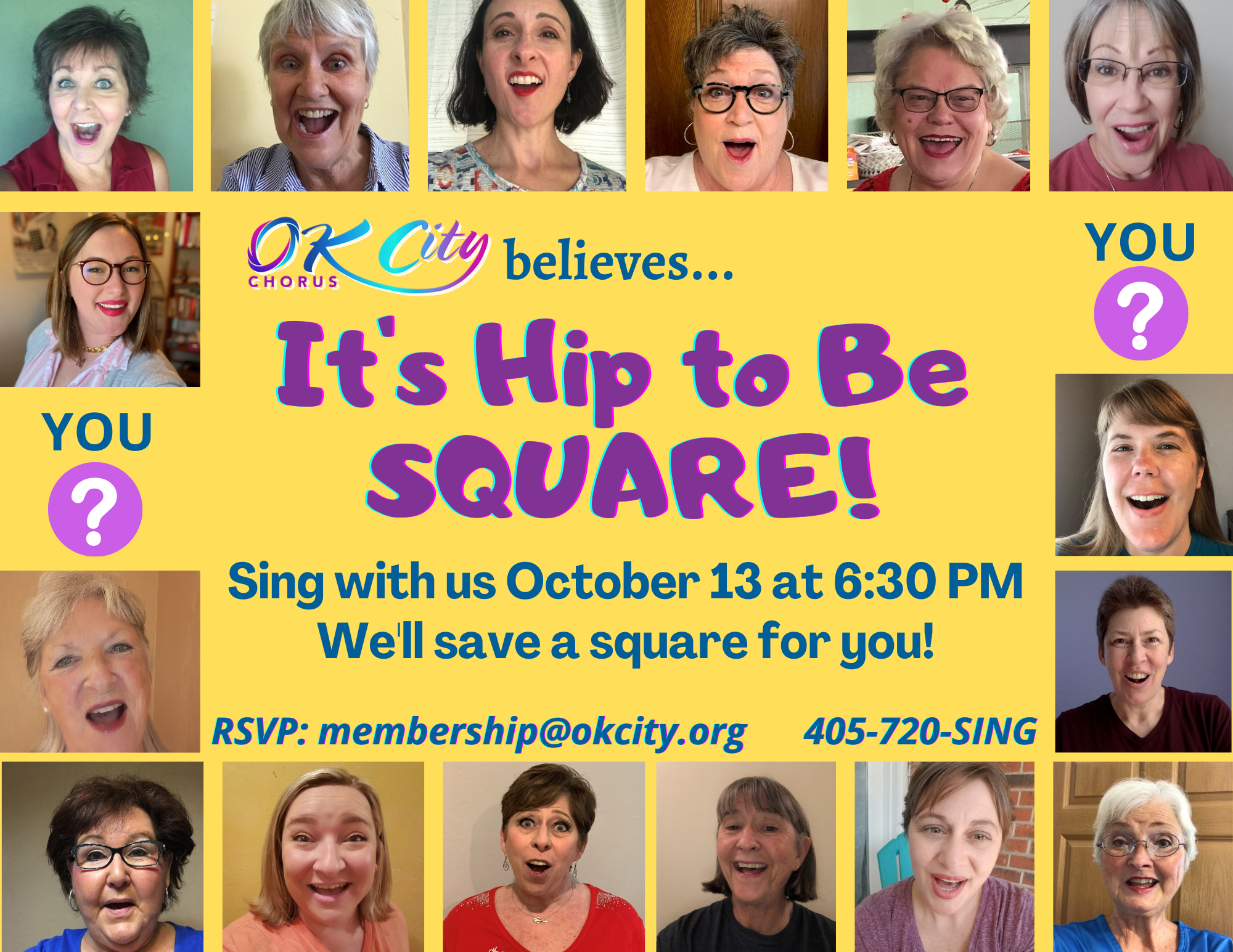 It's Hip to Be Square - OK City Chorus Virtual Open House
